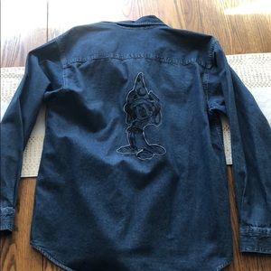 VINTAGE DISNEY DENIM BUTTON UP